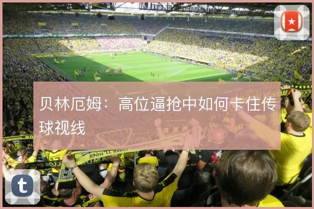 贝林厄姆：高位逼抢中如何卡住传球视线